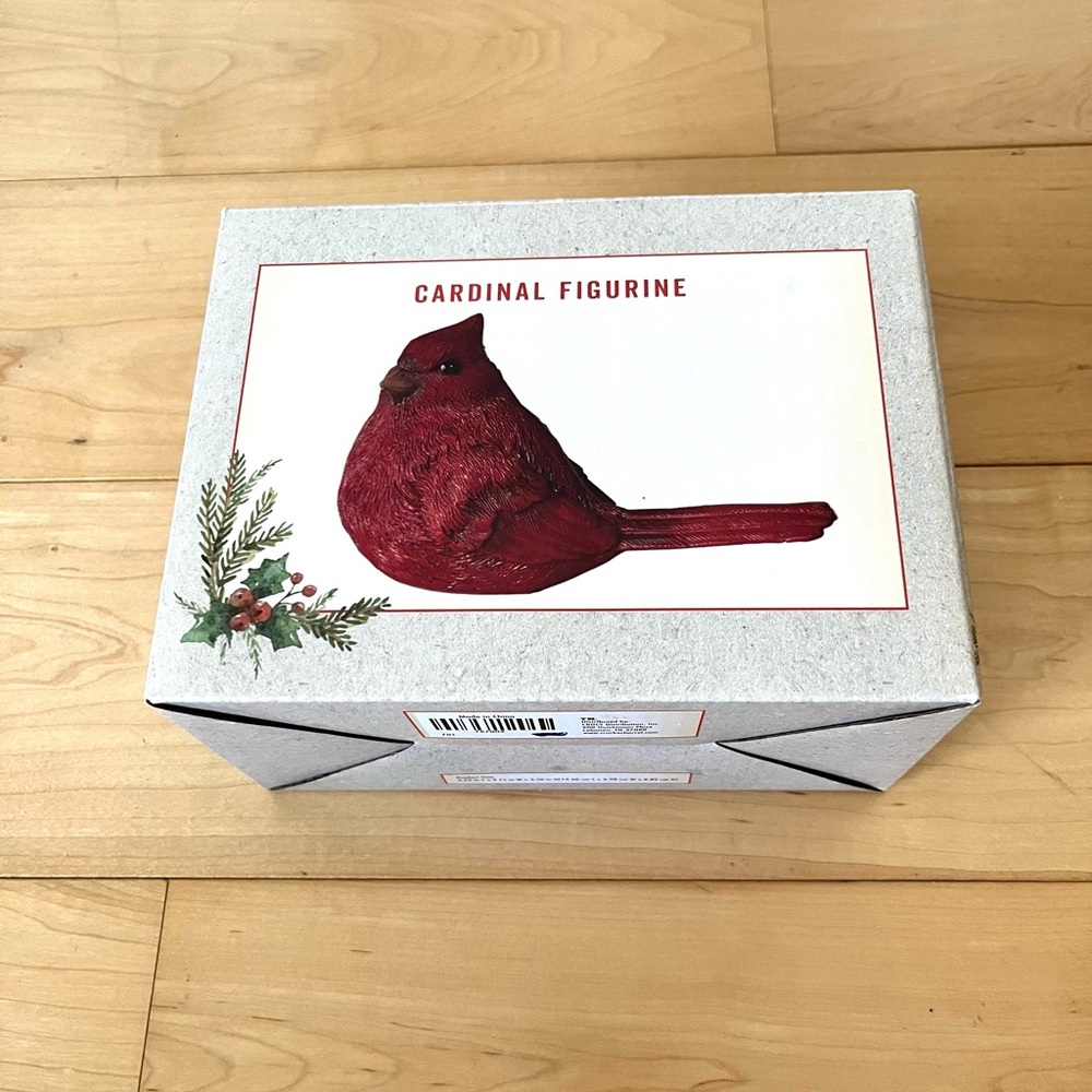 Cardinal Ceramic Figurine